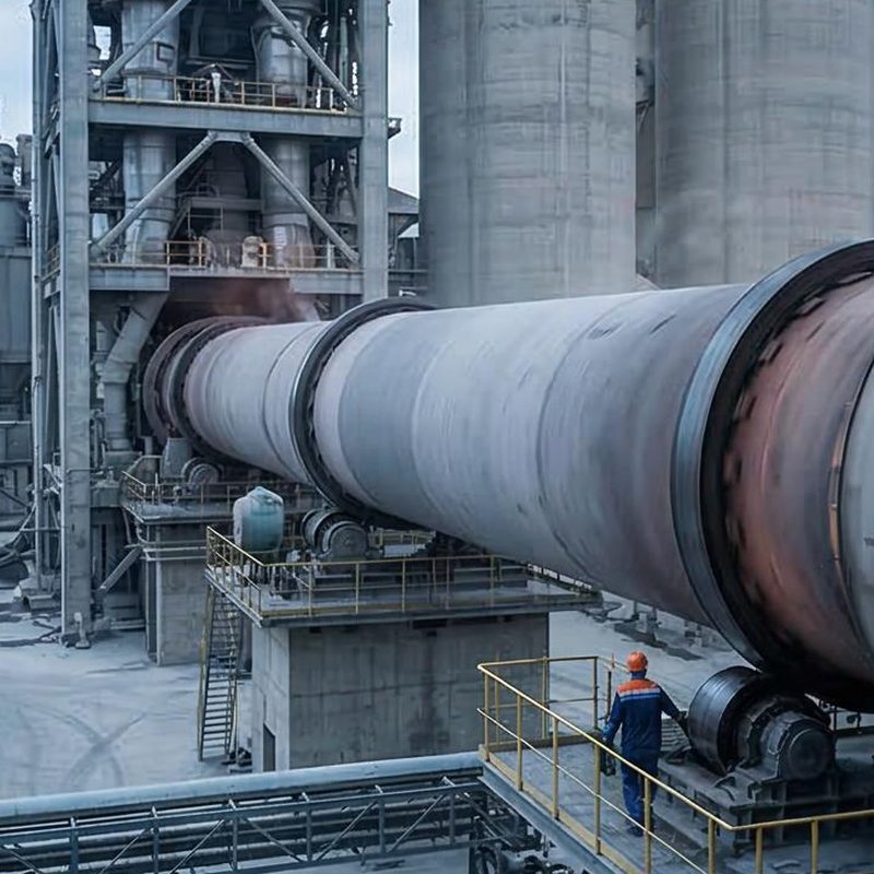 Cement plant rotary kiln