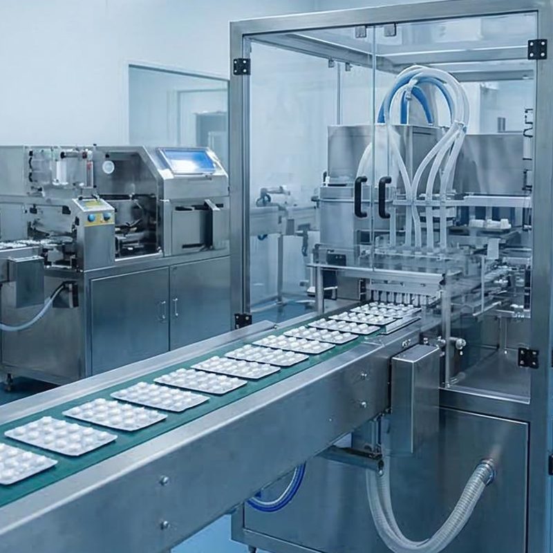 Pharmaceutical blister-pack production line